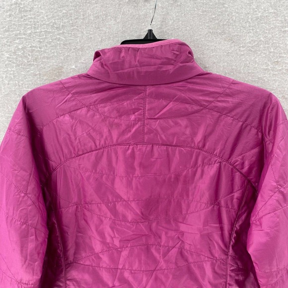 REI Quilted Puffer Jacket Womens SMALL Purple Lightweight Coat Pockets - Picture 7 of 13